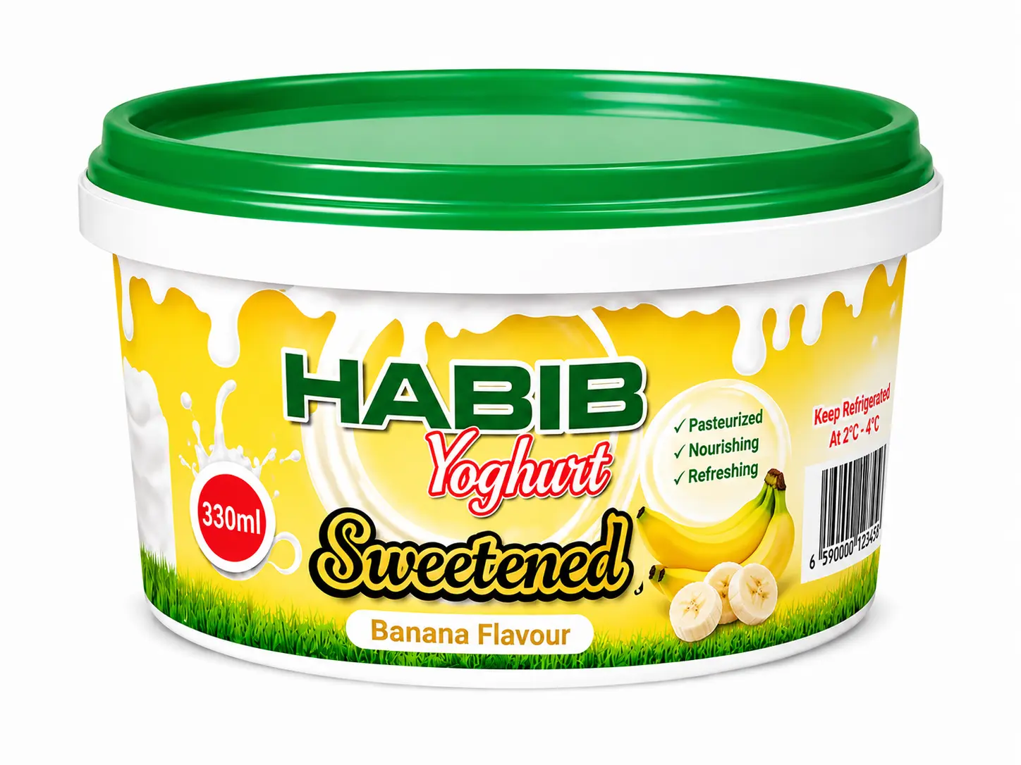 Banana flavour - PP (small cup 330ml)
