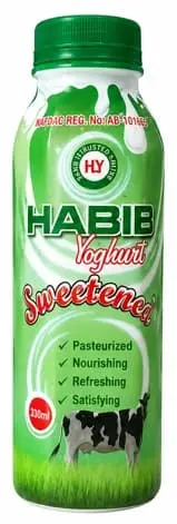 Plain Yoghurt (Sweetened) - Hex (pet bottle 330ml)