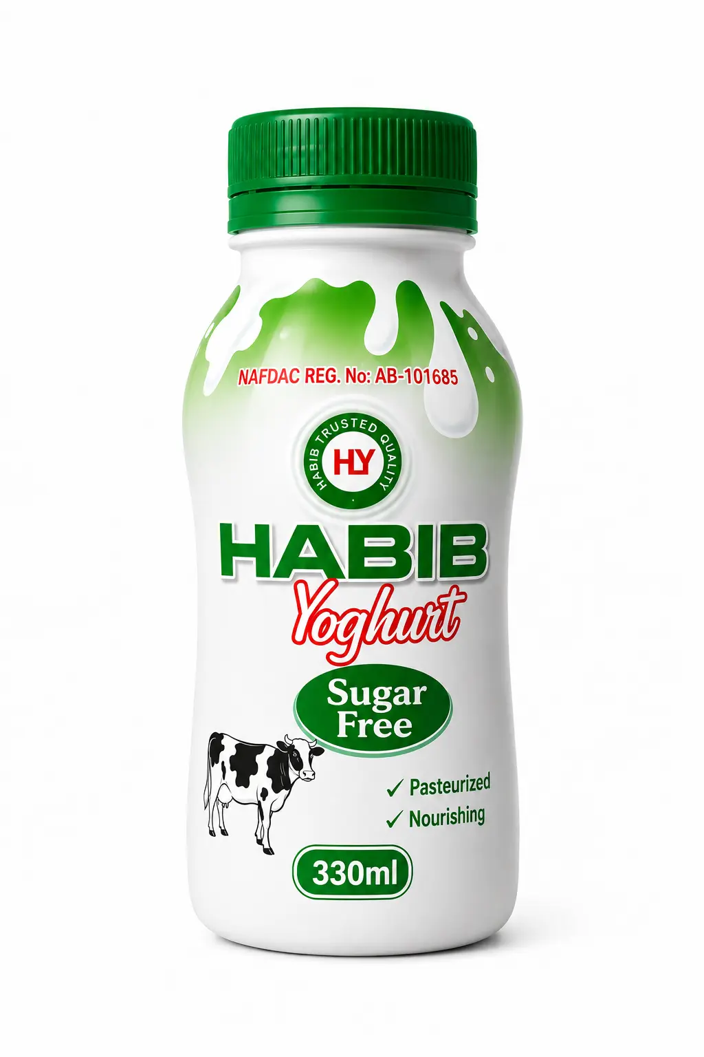 Plain Yoghurt (Unsweetened) - Hex (pet bottle 330ml)