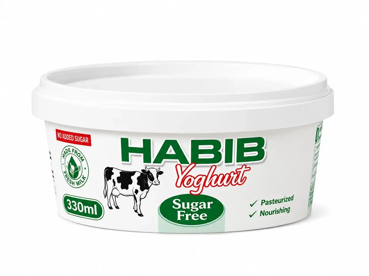 Plain Yoghurt (Unsweetened) - PP (small cup 330ml)